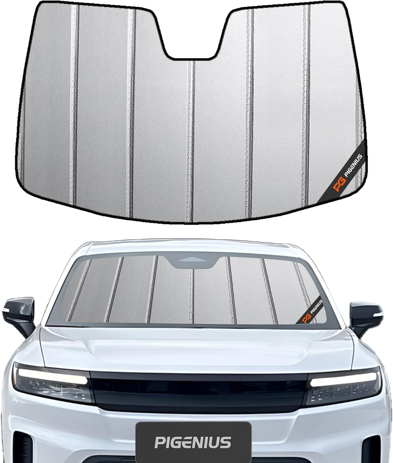 Windshield Sunshade for Honda Prologue 2024-2025 Front Window Sun Shade - Safeguard Grey(Safeguard)