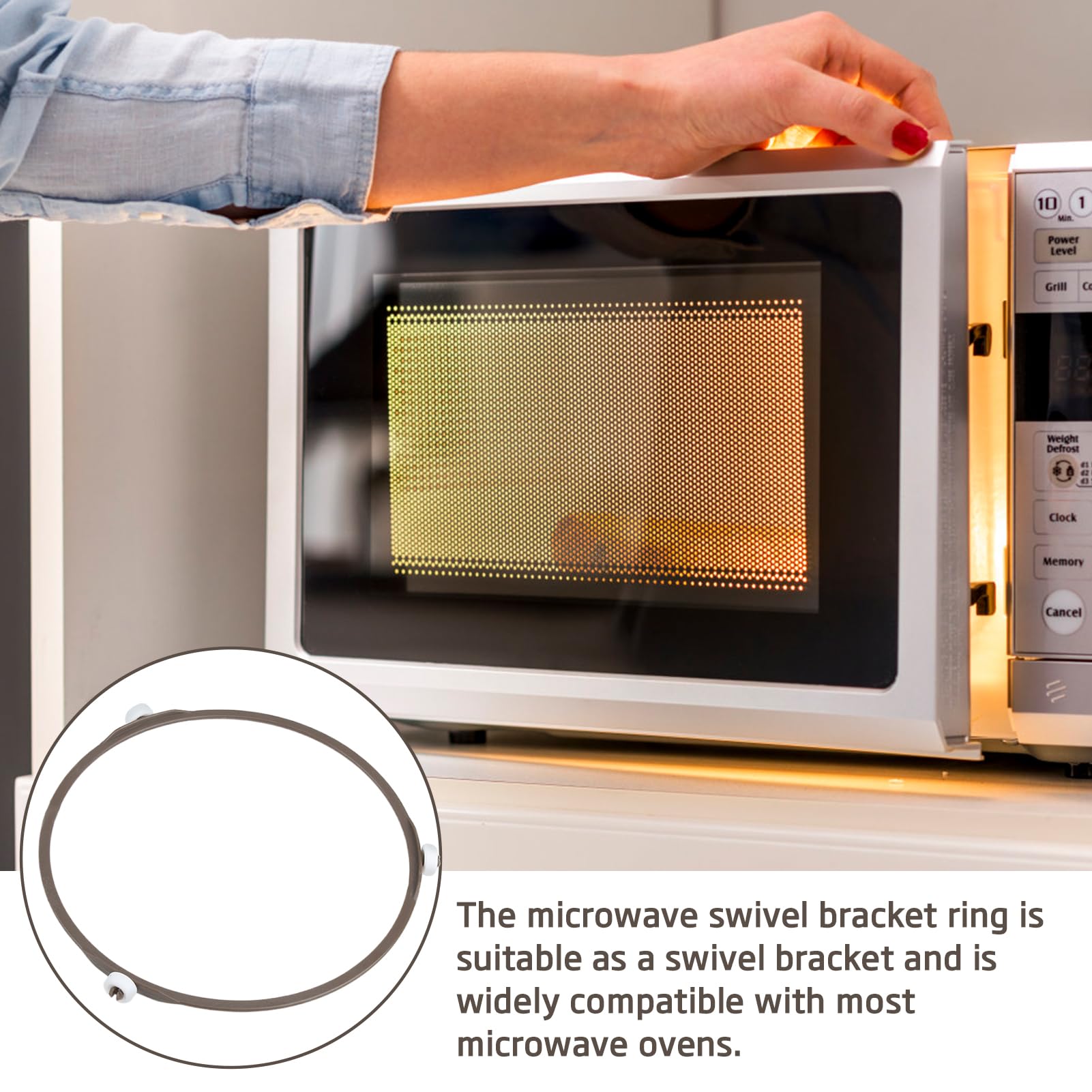 SUPPORTO GIREVOLE PER Giradischi Ceramica E Torta - 2 Ruote EUR 13,05 - Foto 9