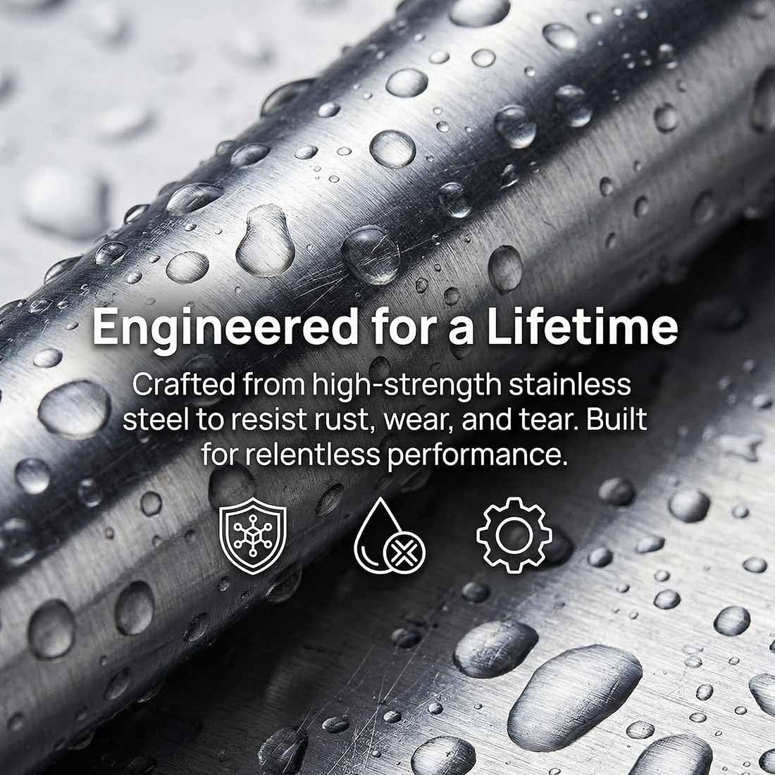 Idropulitrice, pistola ad acqua ad alta pressione, spruzzatore regolabile, pulitore in acciaio inox per lavaggio auto, patio, vialetto e terrazze, strumento di pulizia efficiente