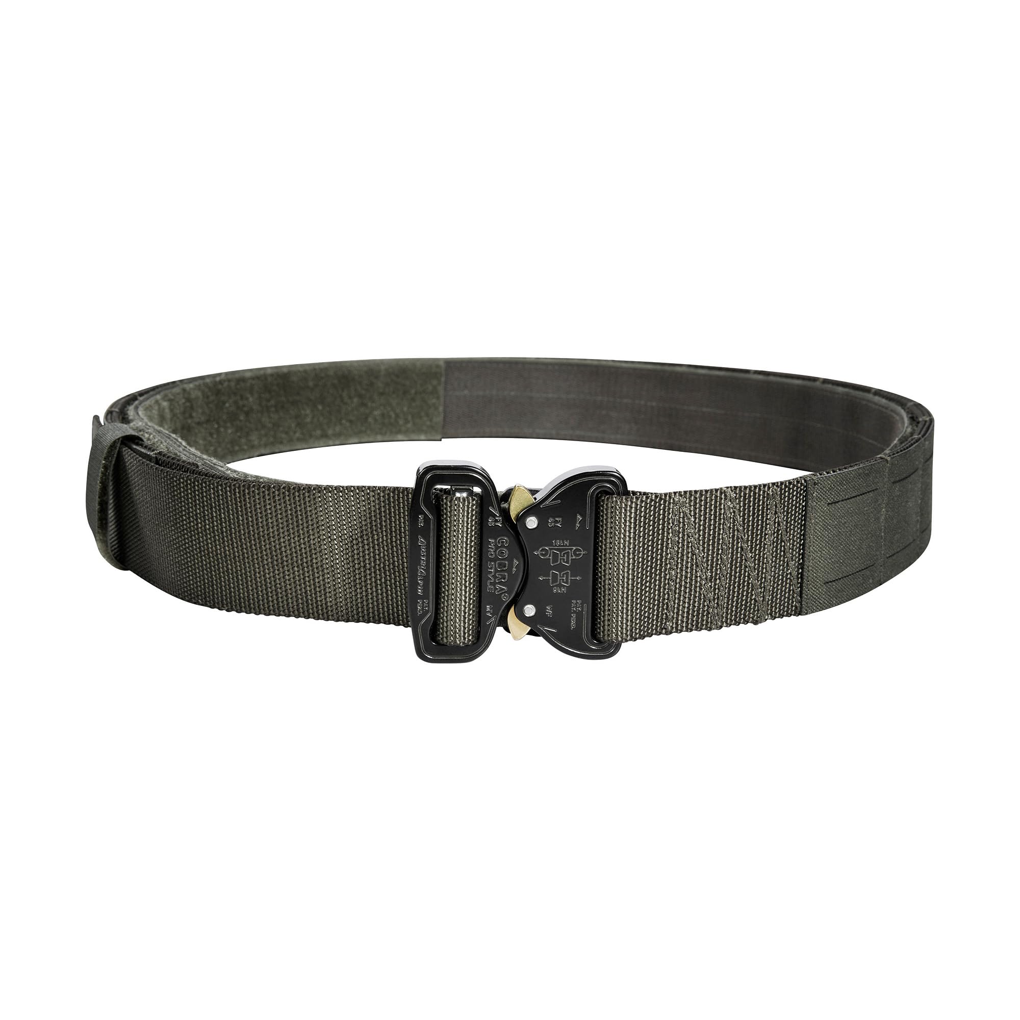 Tasmanian Tiger TT Modular Belt Set Flacher 43mm Cobra Koppel Ausrüstungs- und Dienst-Gürtel mit Laser Cut Molle inkl. Innengürtel