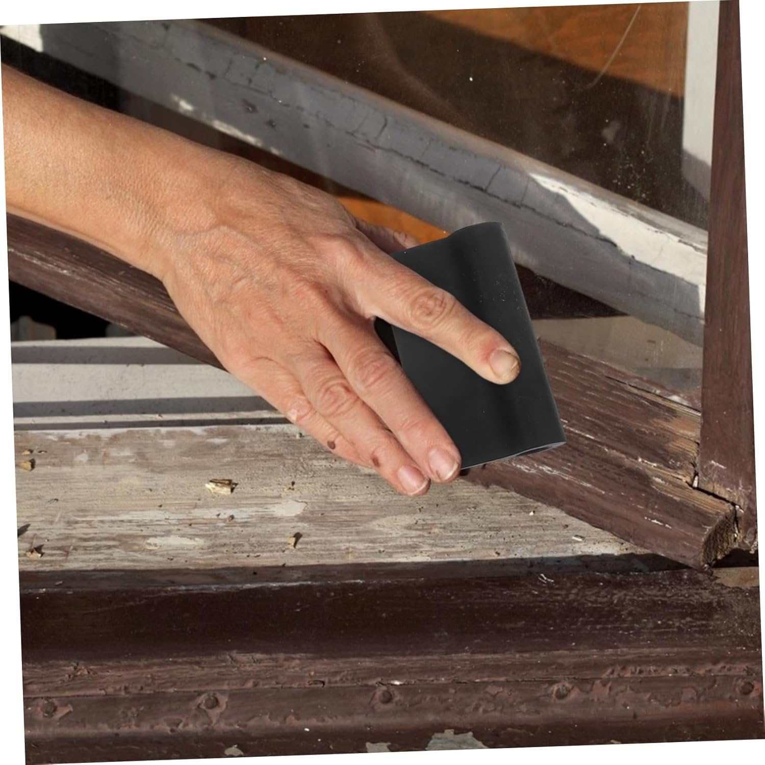 POPETPOP 2 Sets 14pcs Convex Buffing Pad Sandpaper Holder for Woodworking Sandpaper Mat Set Polishing Tool