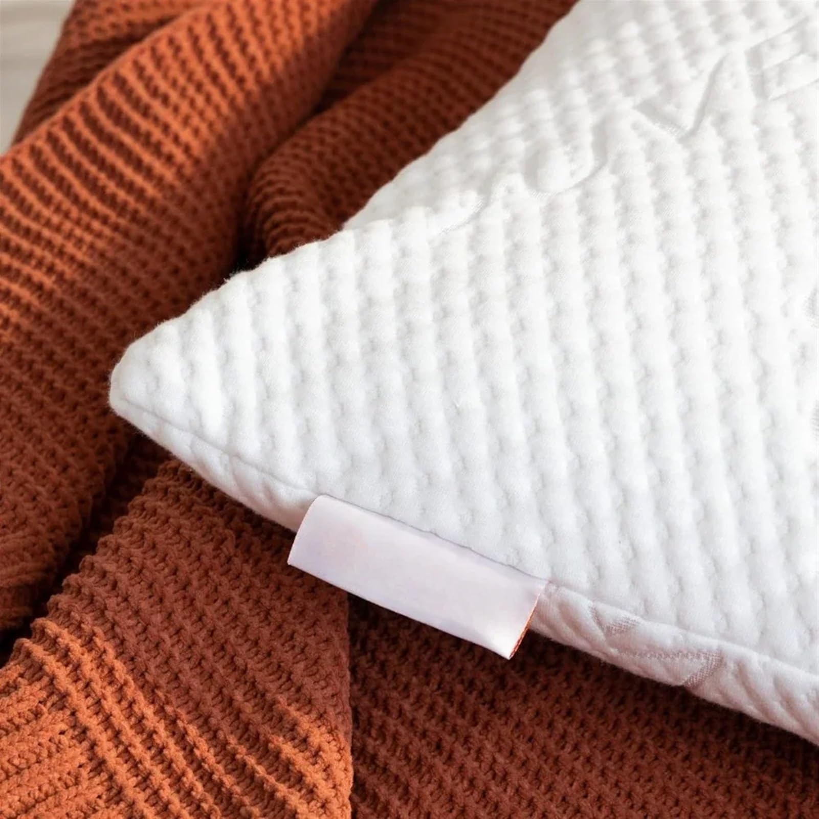 Almohada De LáTex Almohada for aliviar la presión Almohadas for dormir 99 % látex natural Almohada de cama de perfil alto for dormir Transpirable Hogar Almohada Cervical De LáTex(King High Profile)