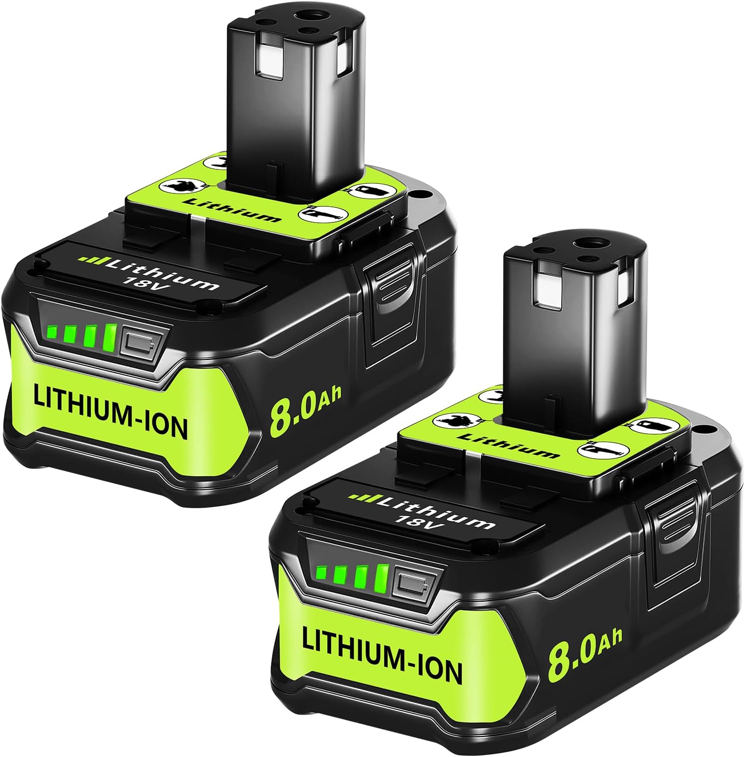 Ryobi One+ 18v Battery Powerextra 18V Lithium Replacement Battery For Dewalt  DC9180 18V XRP Ryobi Charger