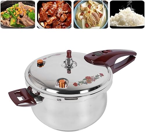 Miniatura 8 de Olla a presión de acero inoxidable 80KPA, olla a presión para utensilios de cocina, olla arrocera con dispositivos de válvula de seguridad,