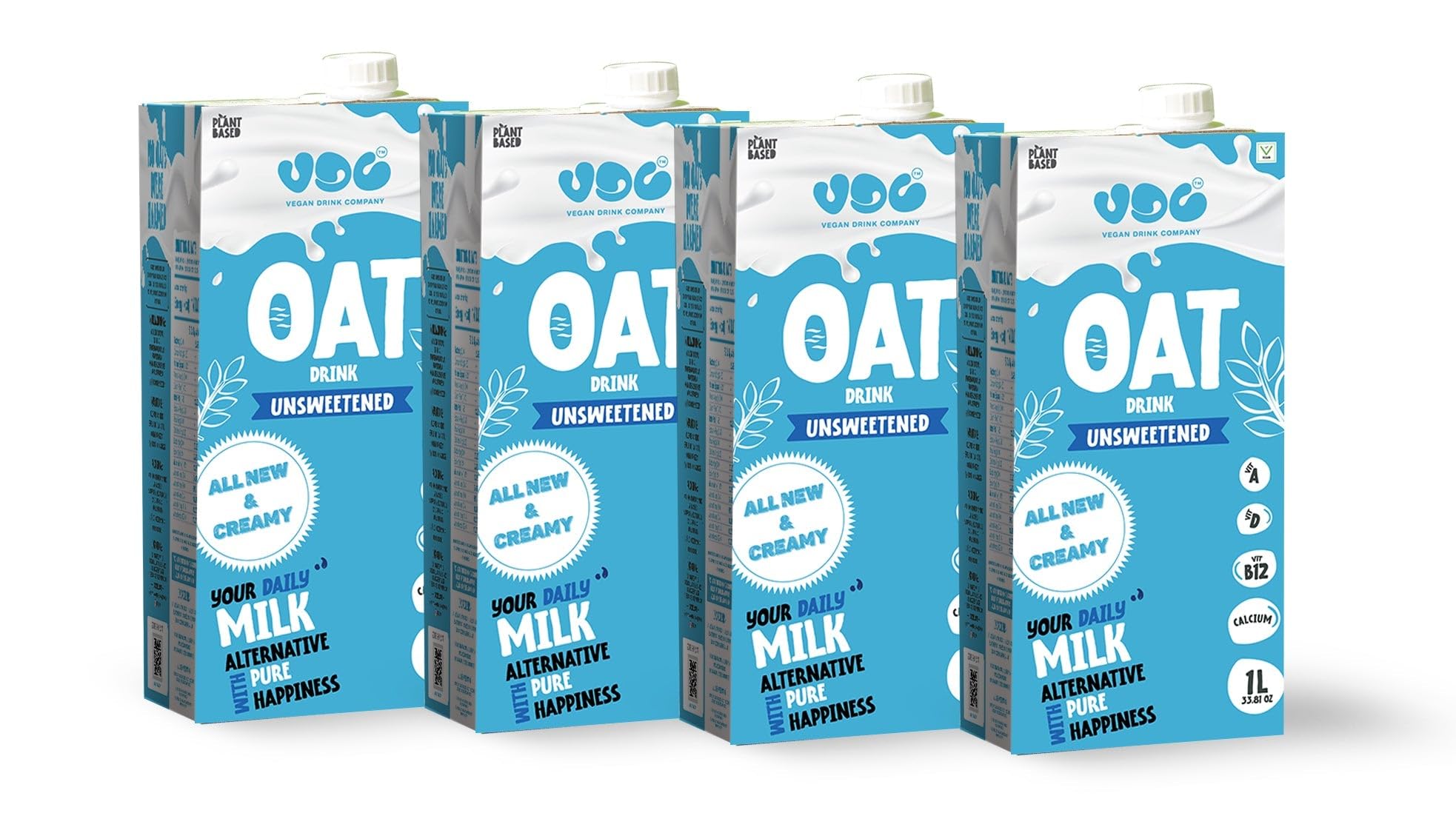 VDC Oat Drink Unsweetened - Non dairy, Clean Label, Source of Protein, Source of Dietary Fiber, Zero Cholesterol,Fortified with vitamins & Minerals, Lactose free,Vegan, No added Sugar, Zero Preservatives-1l (4) (B0DBZVS3M6) Amazon Price History, Amazon Price Tracker