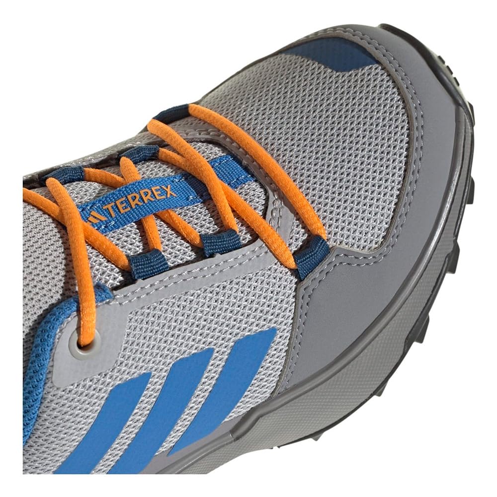 adidas Unisex Kinder Terrex Ax4S Hiking Kids Shoes, Grey Two/Glow Blue/Grey Three, 38 EU