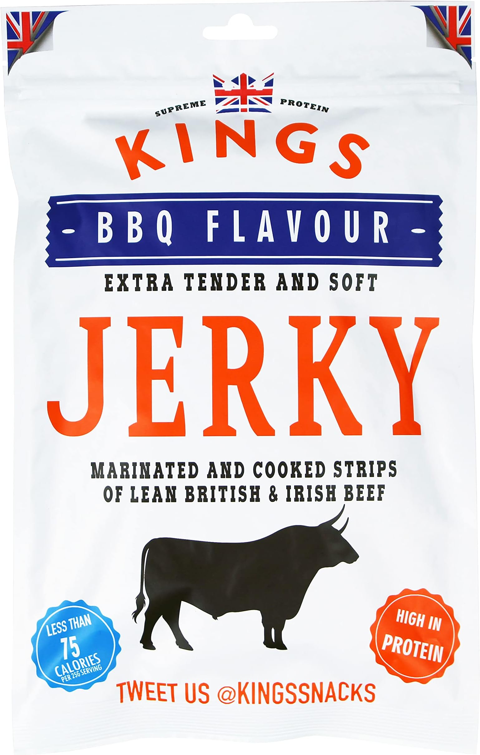 Kings Elite Snacks Kings BBQ Beef Jerky, 350 g