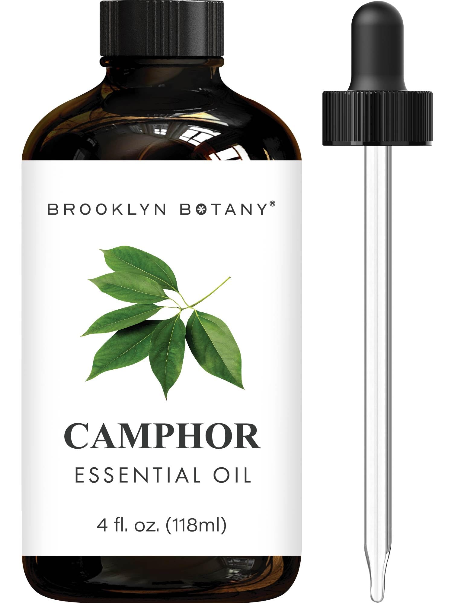 Brooklyn Botany Camphor Essential Oil - Huge 4 Fl Oz