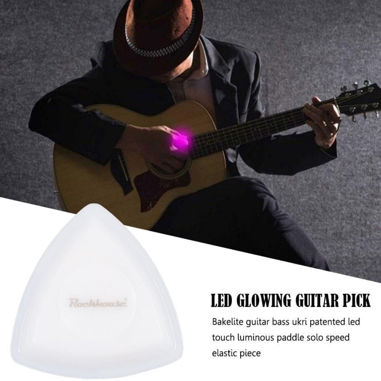 Leuchtendes Gitarrenplektrum – LED-beleuchtetes Plektrum