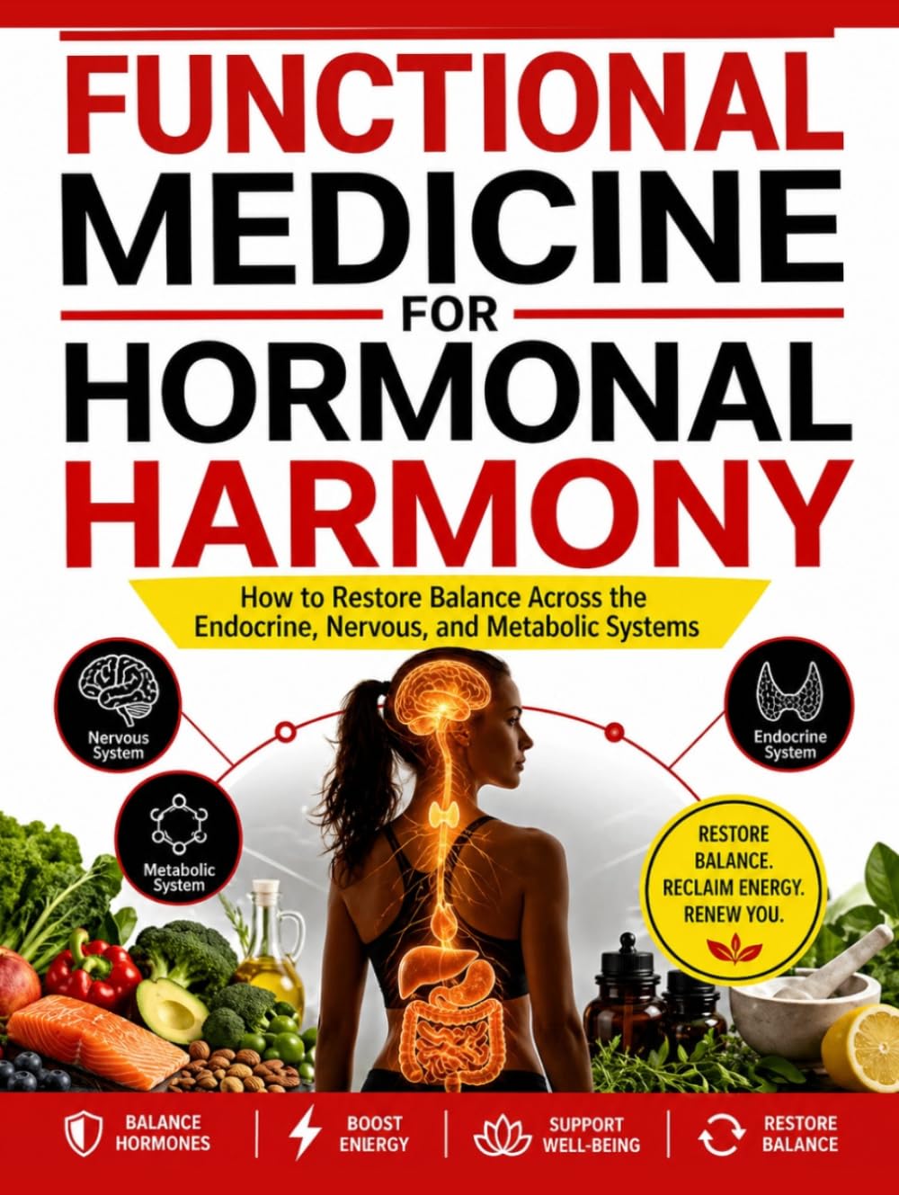 FUNCTIONAL MEDICINE FOR HORMONAL HARMONY: How to Restore Balance Across the Endocrine, Nervous, and Metabolic Systems (Functional Medicine Essential)