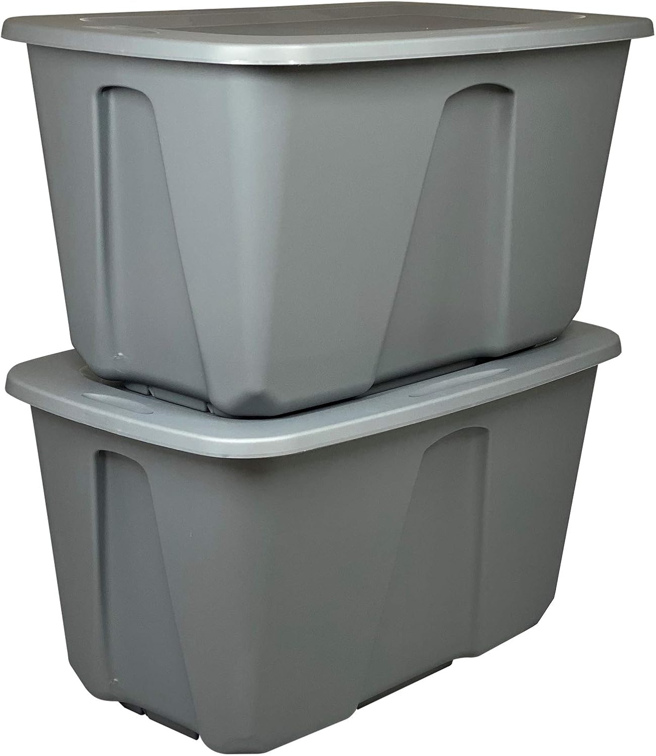 HOMZ Standard Plastic Storage Fees free!! Container Pa 2 Silver 30 Gallon