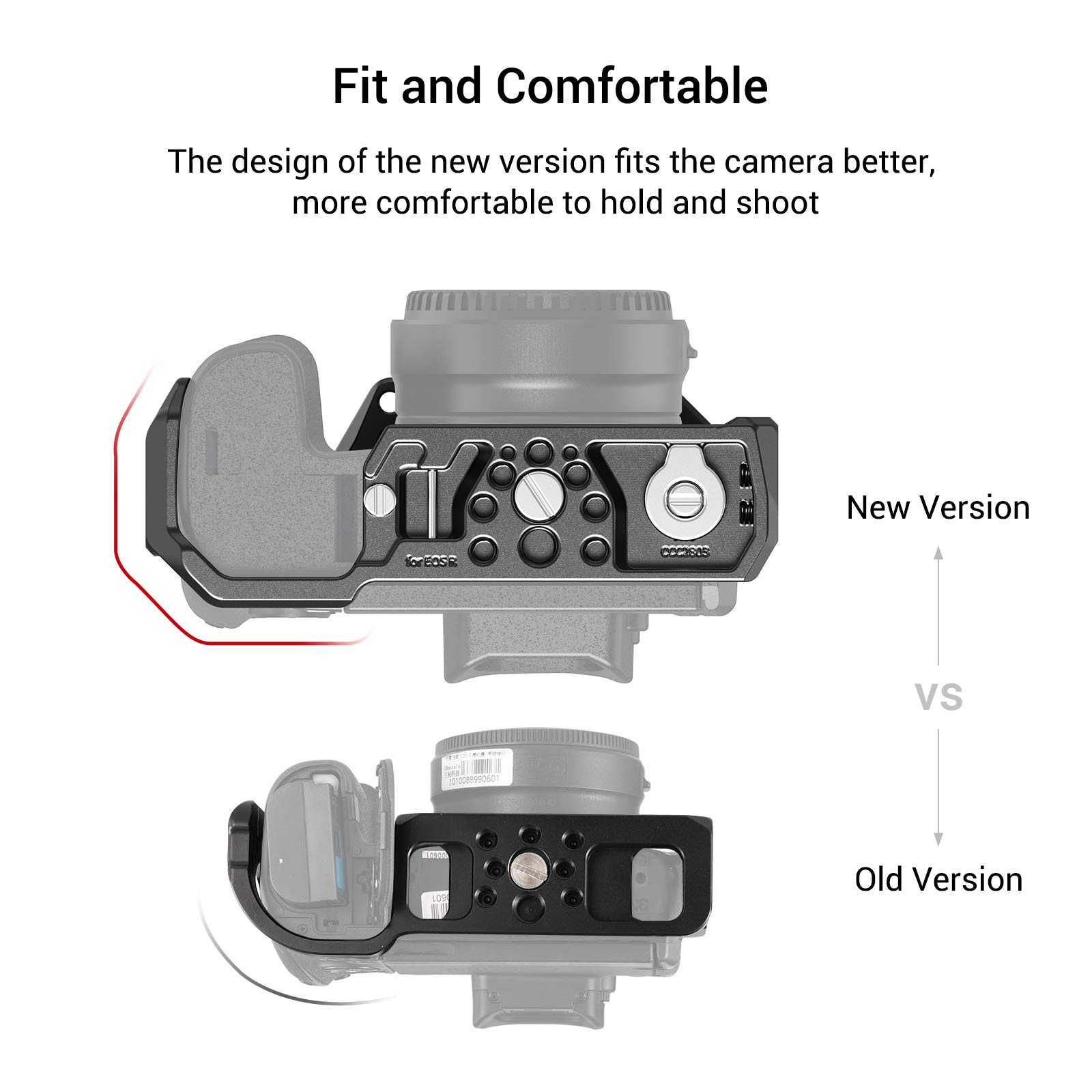 SMALLRIG Cage per EOS R Compatibile con per Canon R - 2803