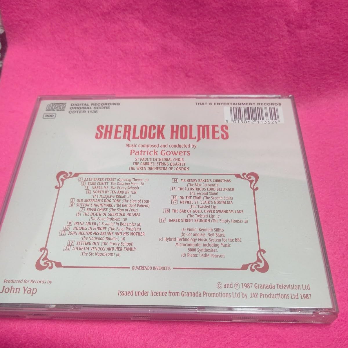 Amazon.co.jp: 5015062113624 Sherlock Holmes:Original TV So Gowers