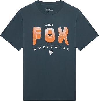 Fox Racing Men's Men's Block 195 Orig Short Sleeve Tee Men's Block 195 Orig Short Sleeve Tee Pack of 1