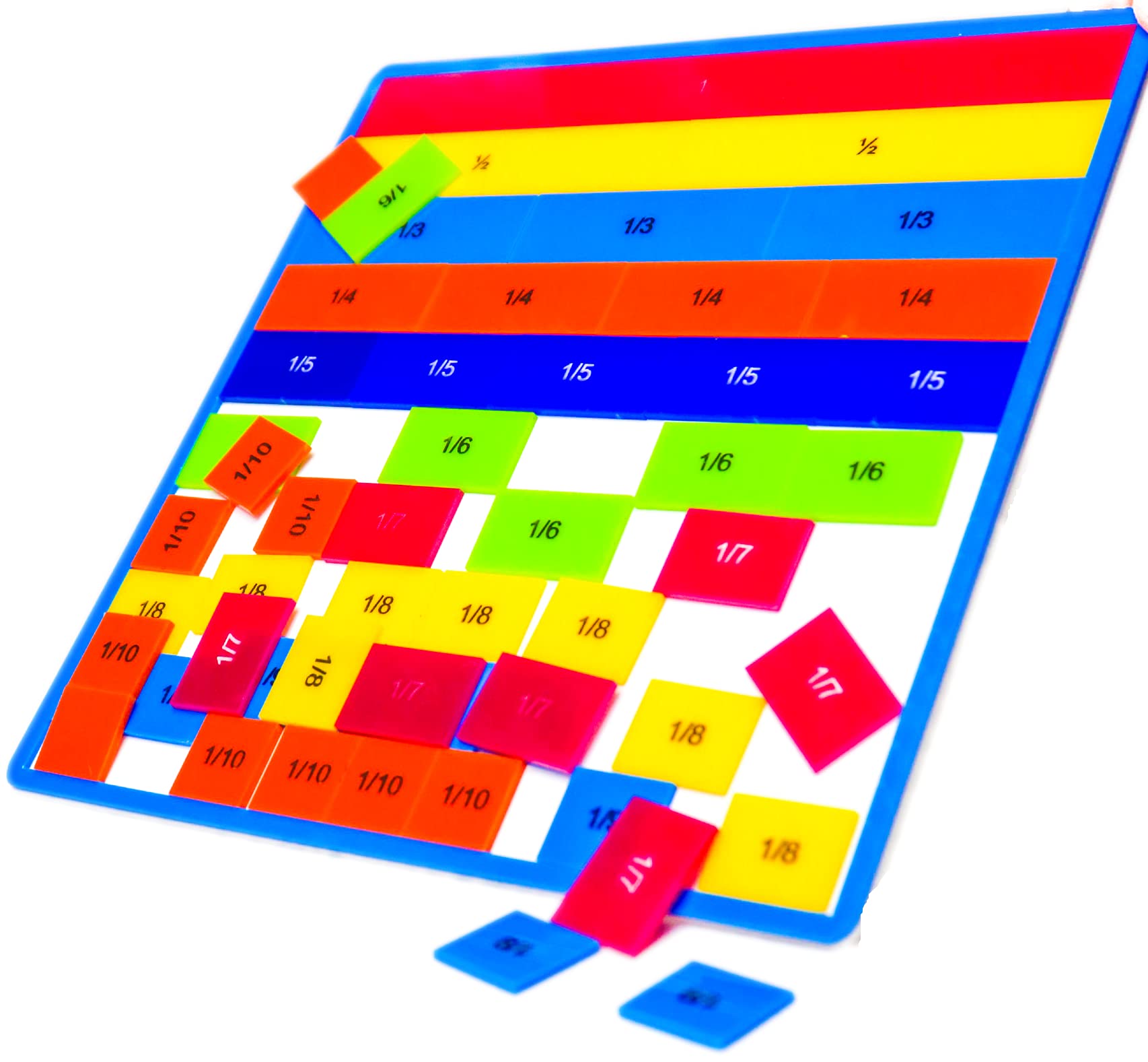 MATHWORLD Plastic Fraction square tiles mathematics model learning kit for kids, Multicolour, 51 Pieces (B07XZKBFQS) Amazon Price History, Amazon Price Tracker