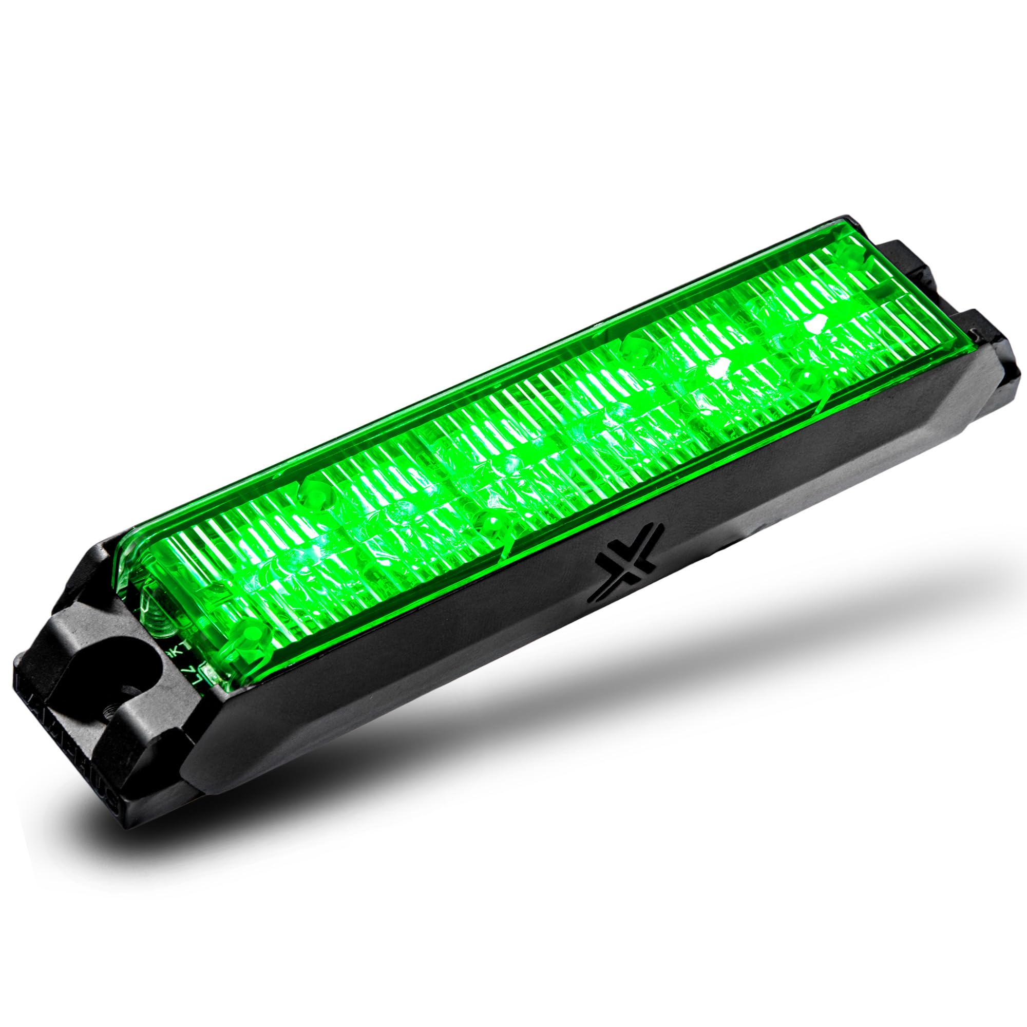 LAMPHUS NanoFlare 6W Green LED Police Grill Strobe Warning Light for Trucks