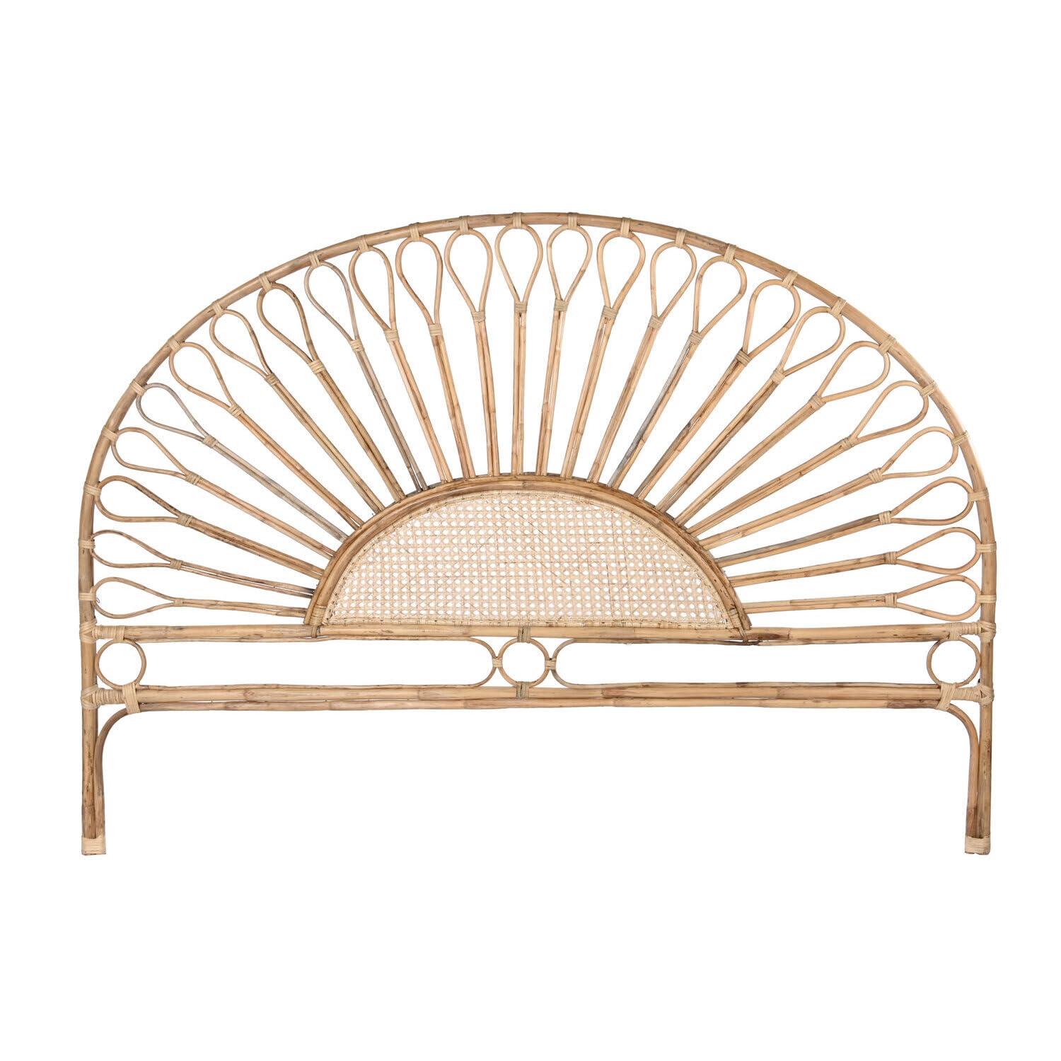 Cabecero Cama Ratan 177X4X129 Girasol Natural