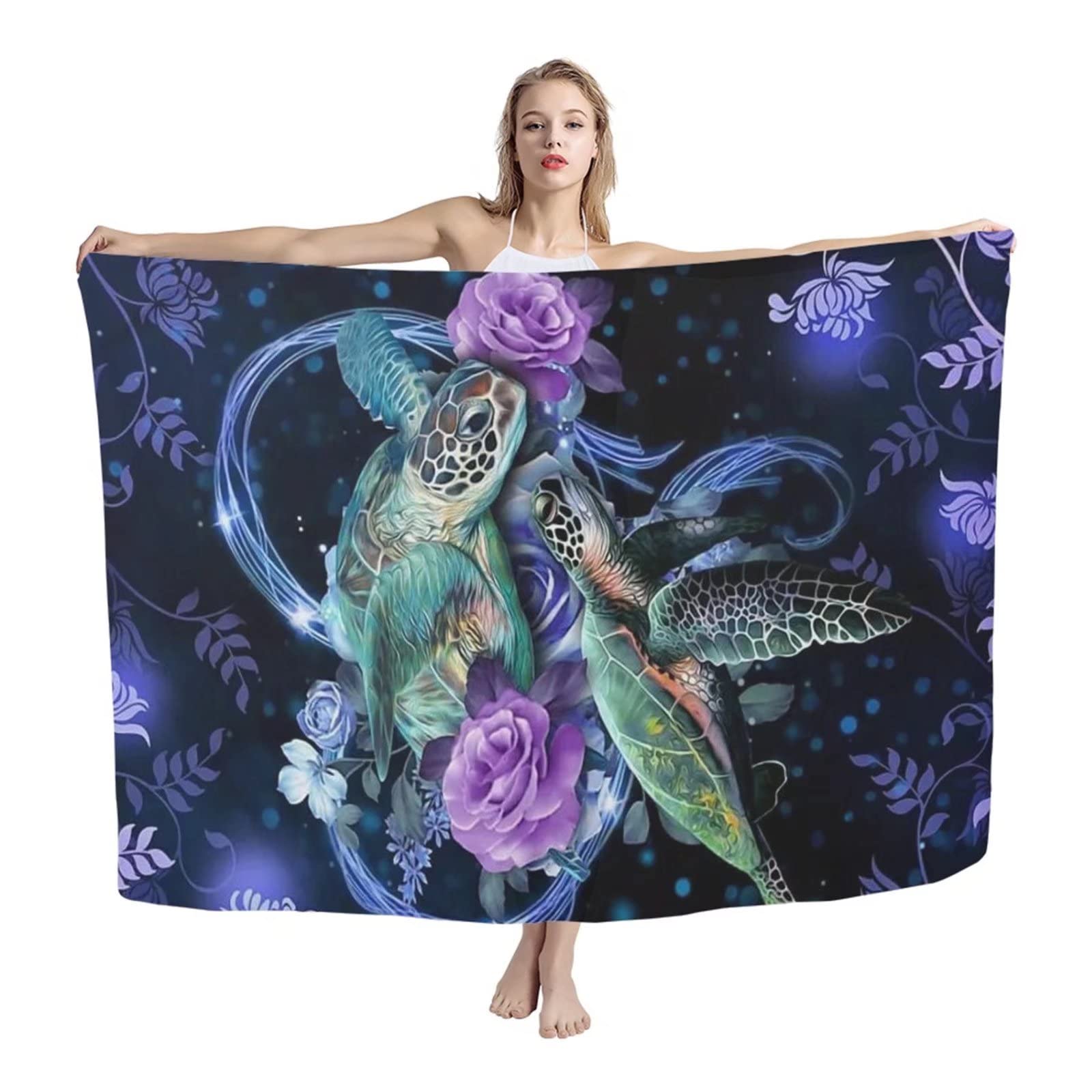 WELLFLYHOMWomen Swimsuit Cover Up Beach Sarong Coverups Plus Size Wrap Skirt