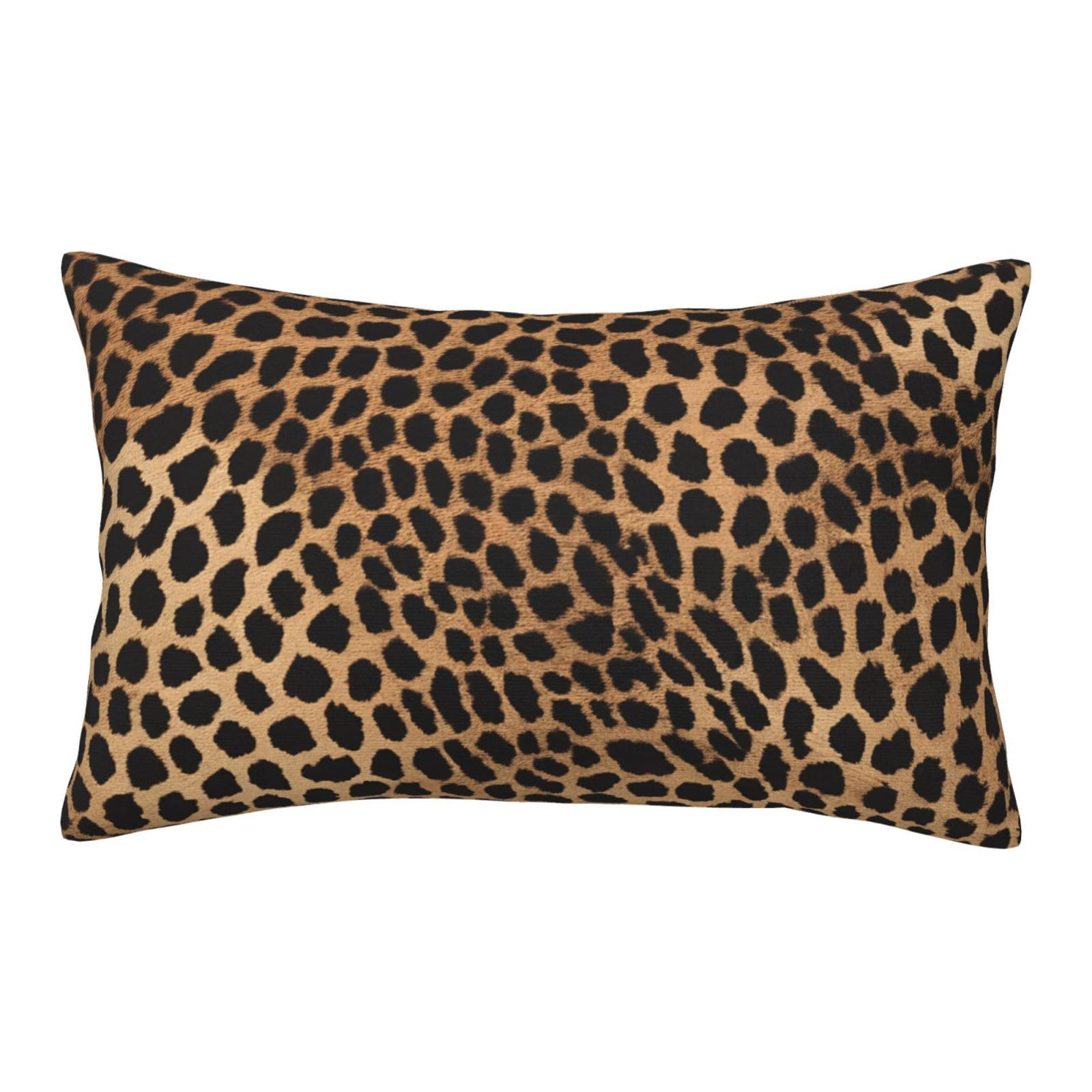 Aspoijhn Leopard Print (Leopard Print) Decorative Pillow Case Cushion Cover Soft Throw Pillow Cover For Couch Bed Sofa Family Office Decor 20"X30"