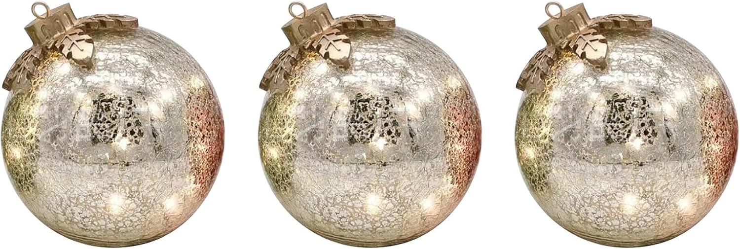 3個パック 電池式 クリスマス 卓上デコレーション オートタイマー付き パーティー装飾用 お祝いオーナメント