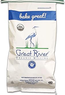 Great River Milling Organic Hulled Barley Grain | Whole Grain Barley for Home Milling, Cooking, and Baking | High Fiber, Non GMO, Kosher | 25 Lb