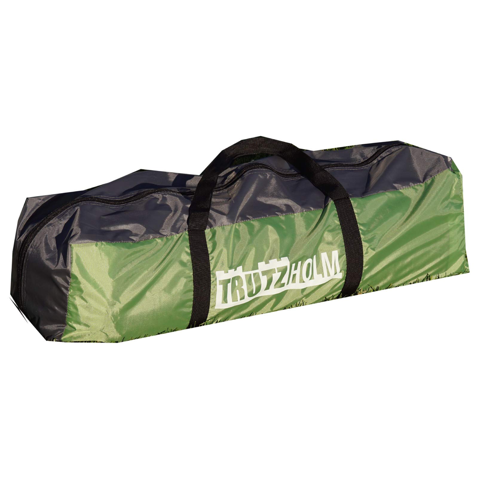 Trutzholm® Tunnelzelt 4 Personen Familienzelt Campingzelt 4-Mann Zelt 3000 mm Wassersäule grün
