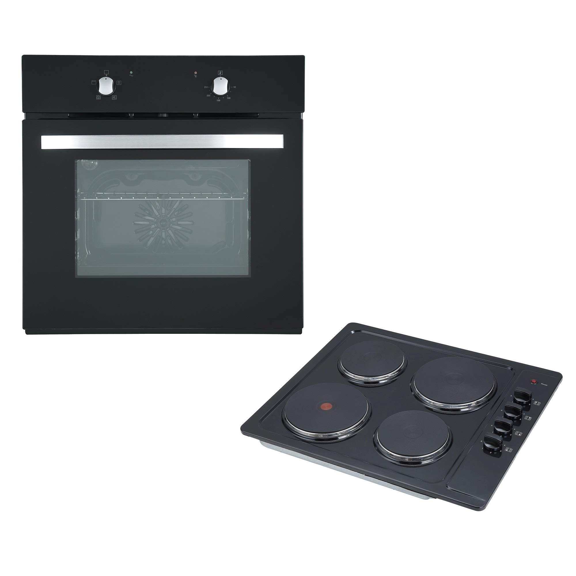 Buy Cookology Oven & Hob Pack, Single Electric Fan Oven & 60cm Builtin
