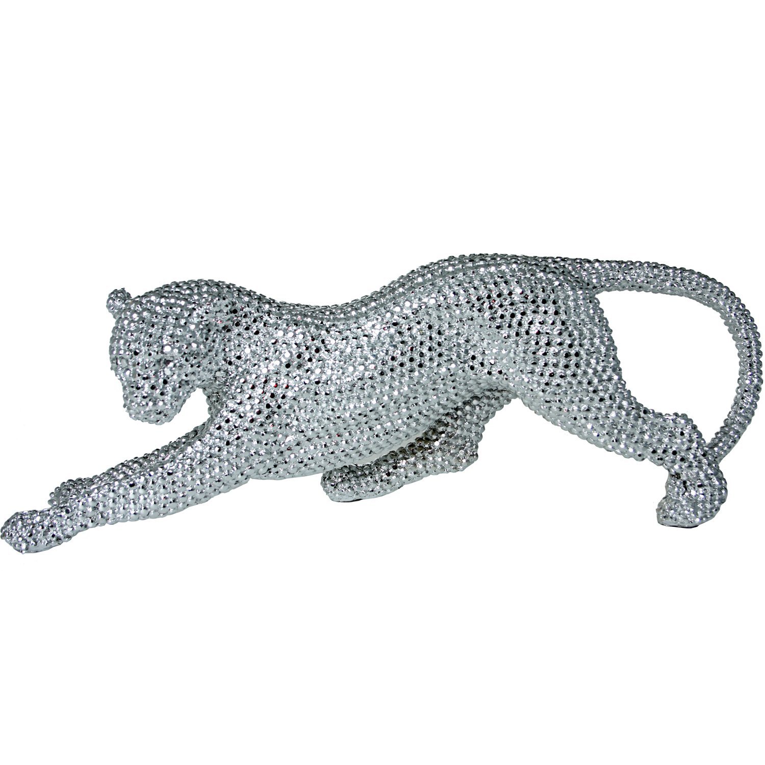 Supernova Decoracion Versilbert Supernova Dekorationsfigur Harz Brottopf Granulat 40 Cm Lang