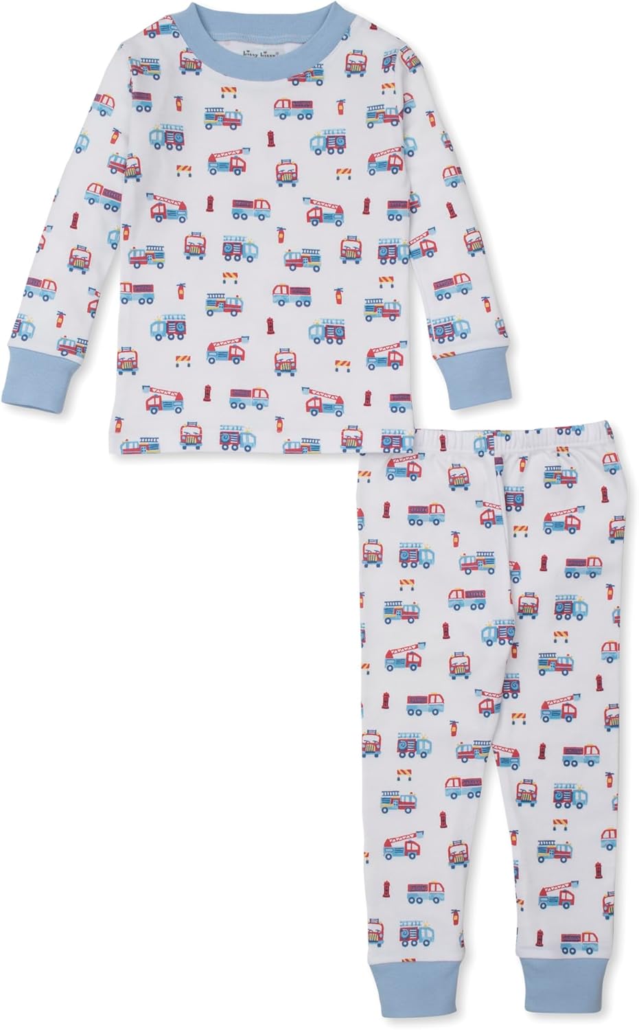 Kissy Kissy Baby Boys Infant Fight The Fire Print Long Pajamas Set