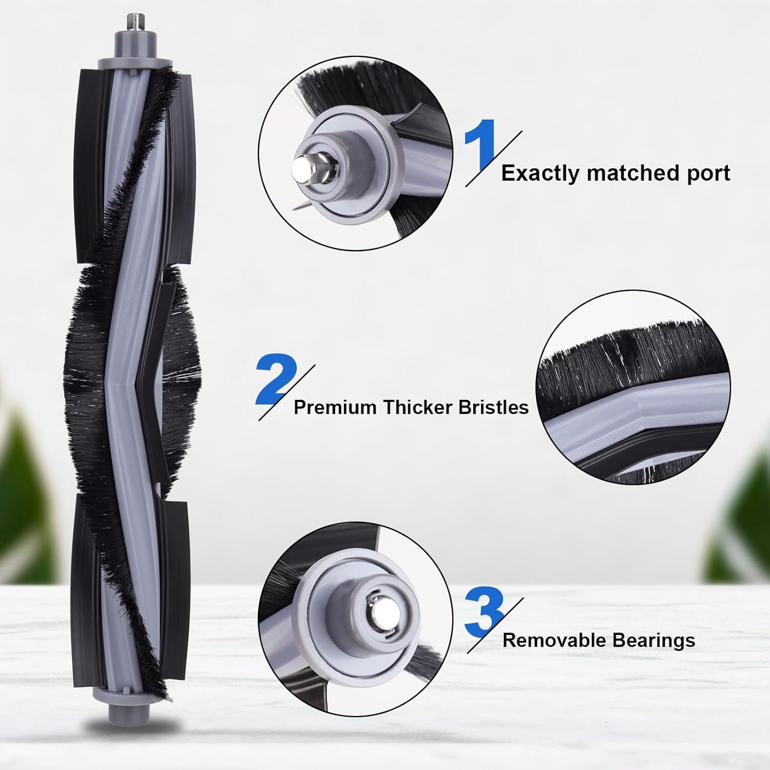 Replacement Parts for Ecovacs Deebot X2 / X2 Omni / X2 Pro / DEX86/ T30S / T30S PRO Robot Vacuum Cleaner - Spare Accessories Kit (Not for T30S COMBO)