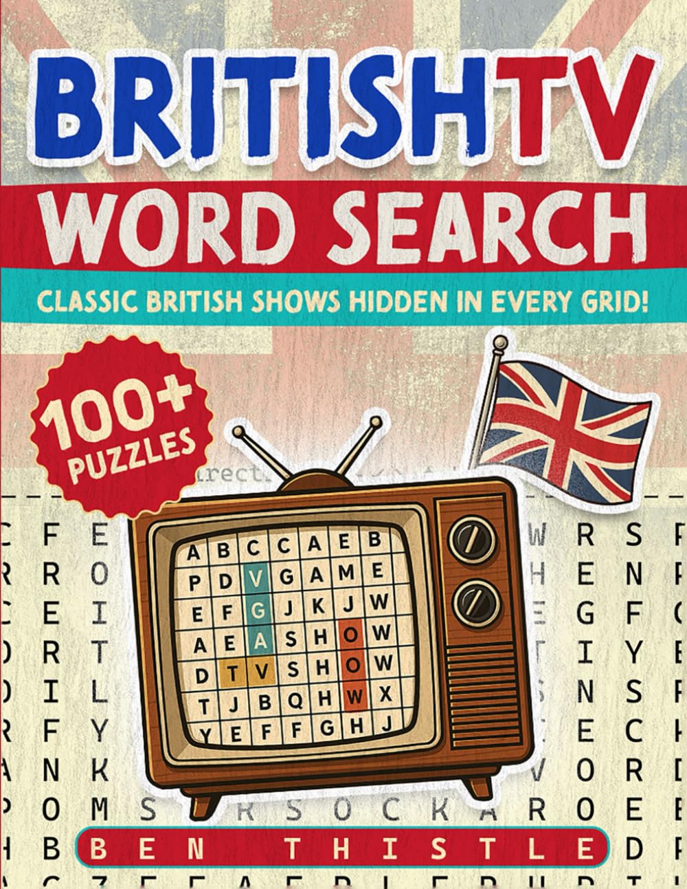 British TV Large Print Word Search Book for Adults: 100+ Big Font Word Find Puzzles for Adults and Seniors
