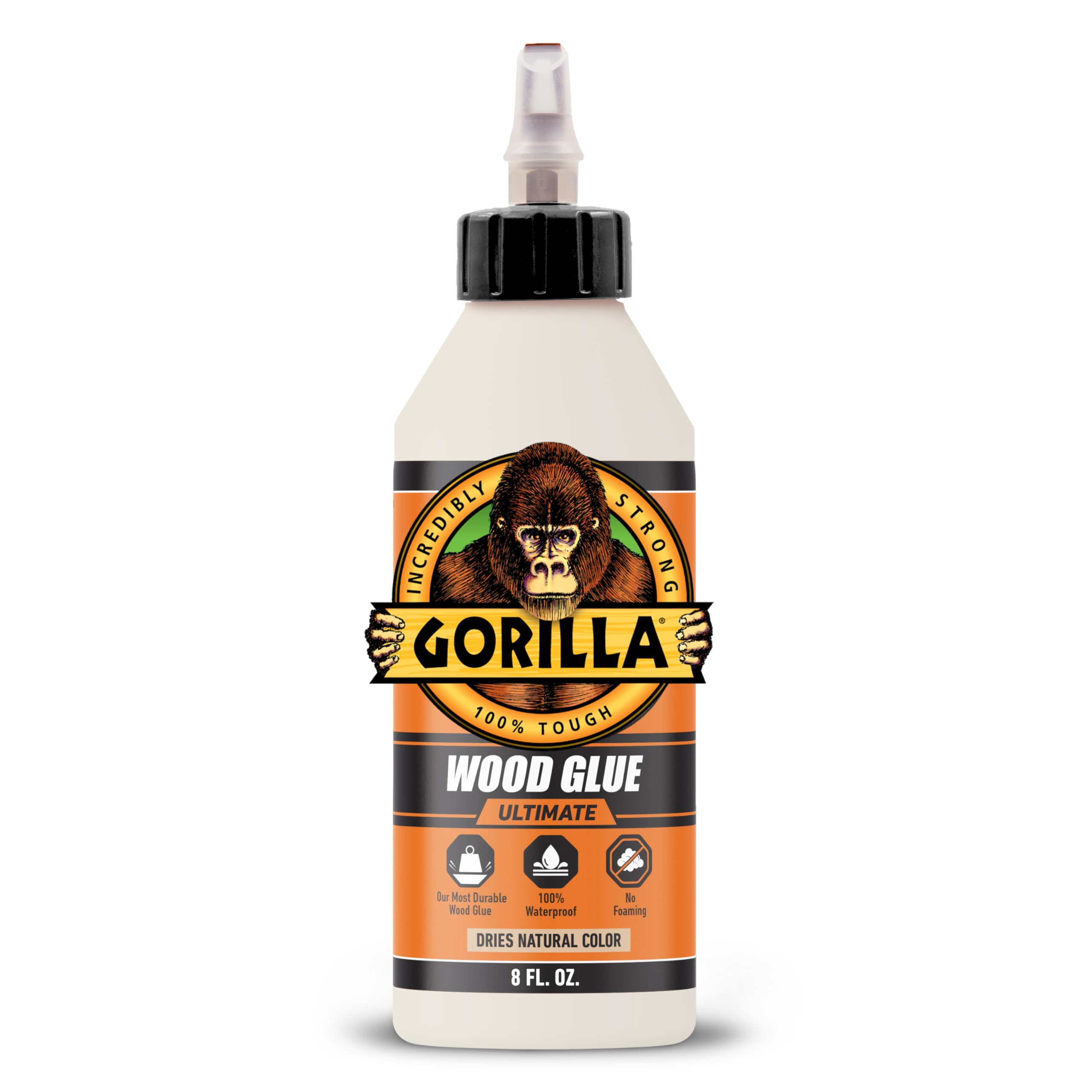 Gorilla 104404 Ultimate Waterproof Wood Glue, Natural