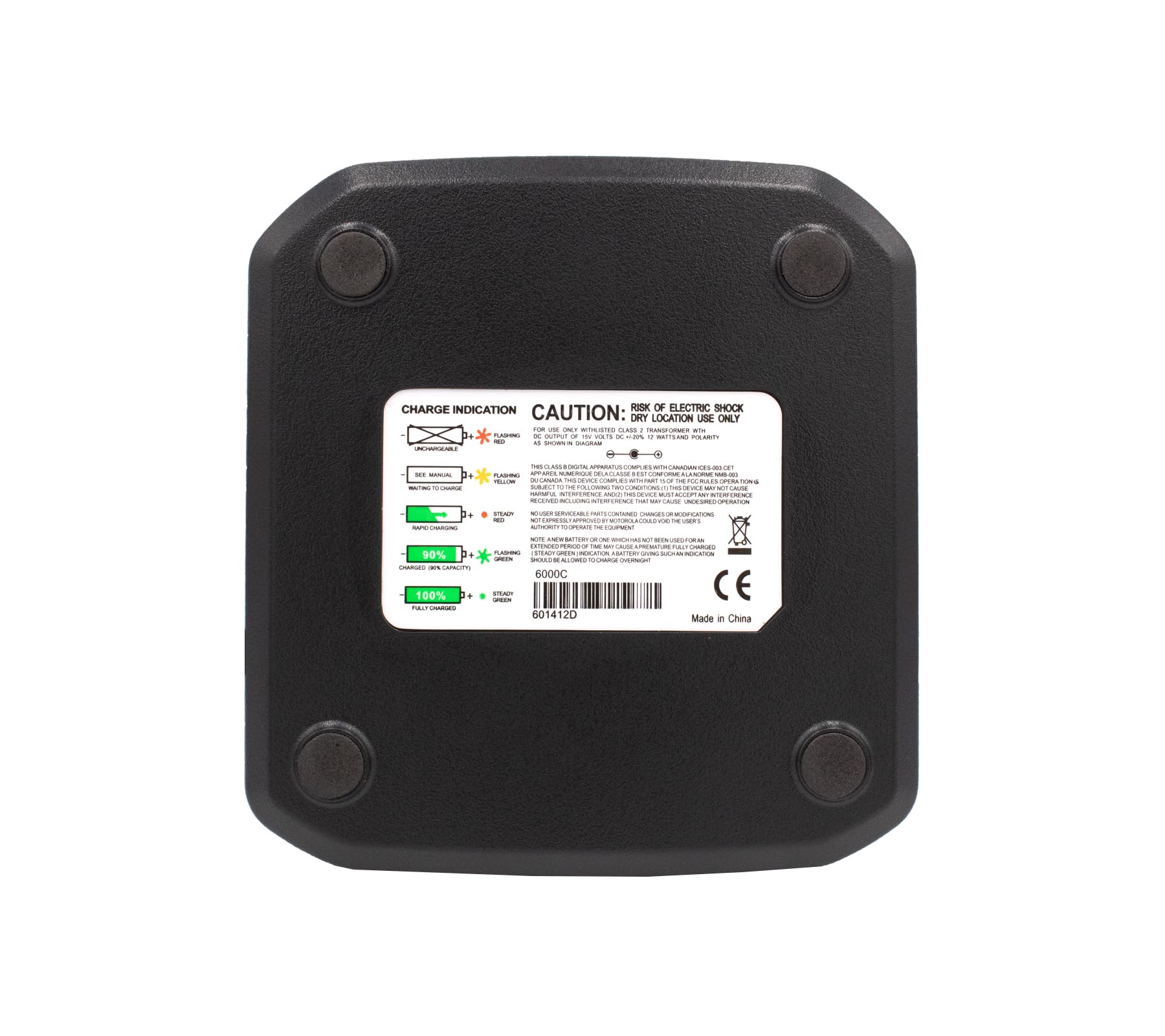 Radio Akku-Ladegerät Für Motorola – Kompatibel Mit MTP850, PTX850, FTN6574, PMNN6074 Uvm.