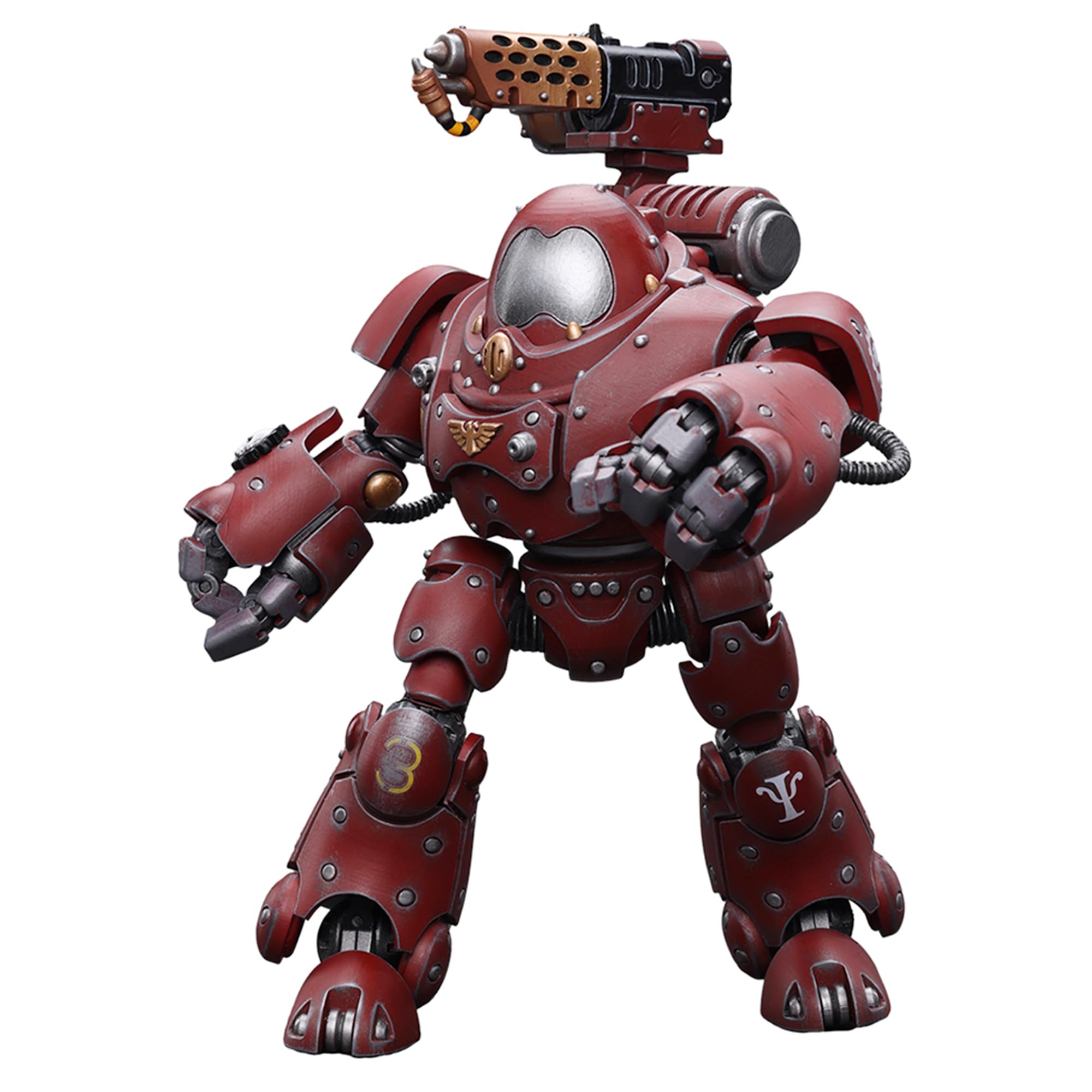 JOYTOY Warhammer 40,000 1/18 Mecha Adeptus Mechanicus Kastelan Robot with Heavy Phosphor Blaster 9.4inch Collectible Action Figures Kits