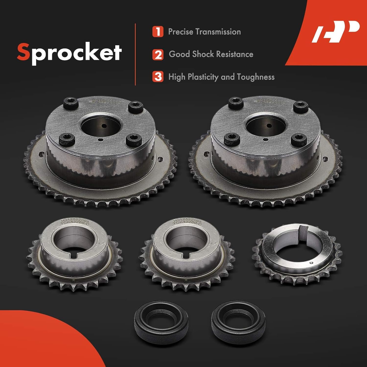 A-Premium 19-PC Engine Timing Chain Kit with VVT Sprocket Compatible with Ford, Lincoln & Mercury Cars - Fusion 2010, Edge 2007-2010, Taurus 2008-2011, Flex 2009-2011, Taurus X 2008-2009 & More