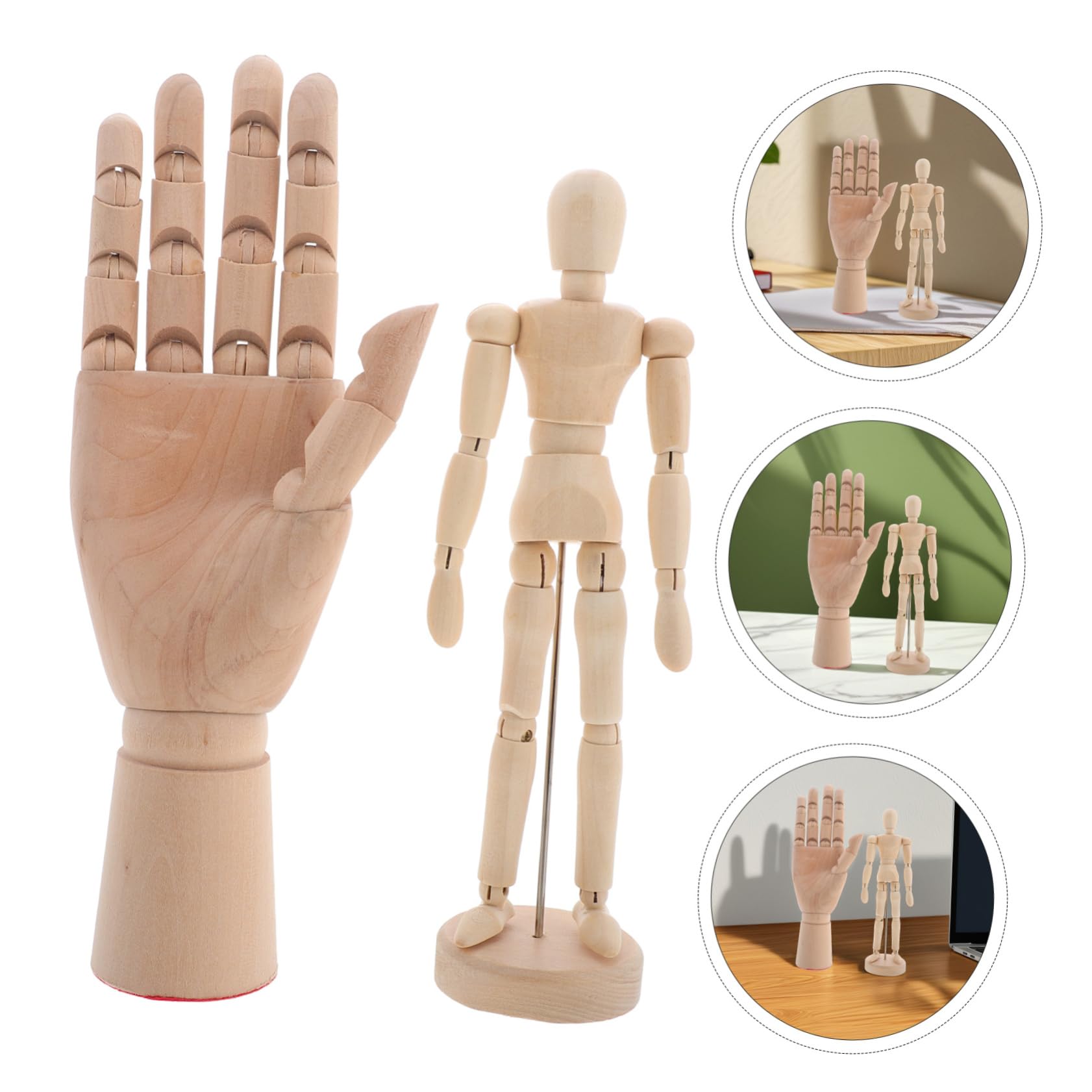 Holzfiguren Für Künstler 8 Zoll Und 10 Zoll Größe Flexibel Und Verstellbar Zum Zeichnen Skizzieren Und Malen Für Kunst Und Handwerksprojekte