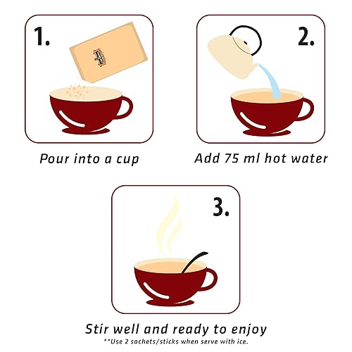 Miniatura 4 de King Coffee Instant Coffee 3 en 1 azúcar crema no láctea bolsa de mezcla de café 88 palitos x 056oz de café vietnamita paquete de 2