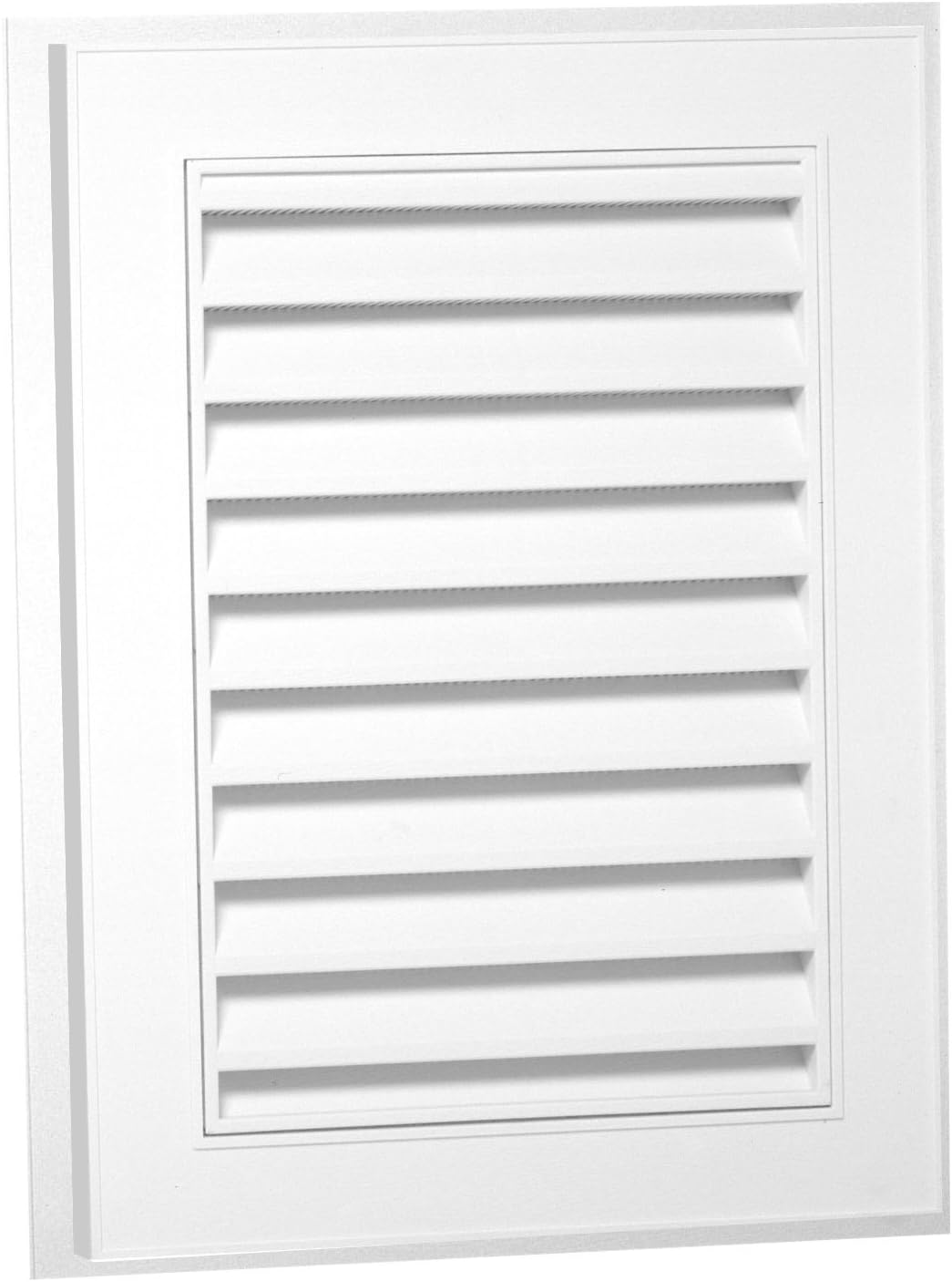 626075-00 Small Rectangular Gable Vent, 12 in W X 18 in H, 44 Sq-in, Polypropylene