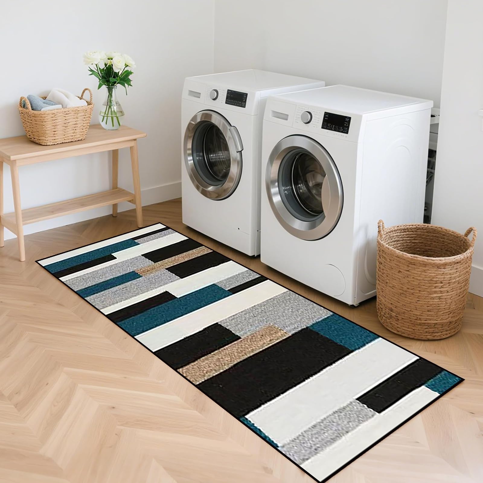 Tapis de cuisine 80x130 cm lavable et moderne pour sublimer votre sol