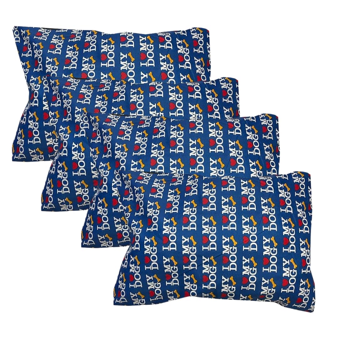 HOMELY IDEAS Large Dog Bed Cushion – Soft & Washable Inner Cushion with Printed Zipper Cover – Durable & Comfortable Pet Bed for Medium & Large Dogs & Cats