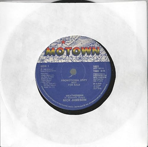 Nick Jameson: Weatherman / Casco Bay (Instrumental) 7" 45 VG++ Canada Motown