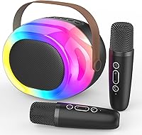 Vista 13 de Mini Máquina de Karaoke, Juguetes Divertidos para Navidad y Cumpleaños para Niños de 4 a 12 Años, Niñas, Niños, Adultos, Micrófono de Karaoke