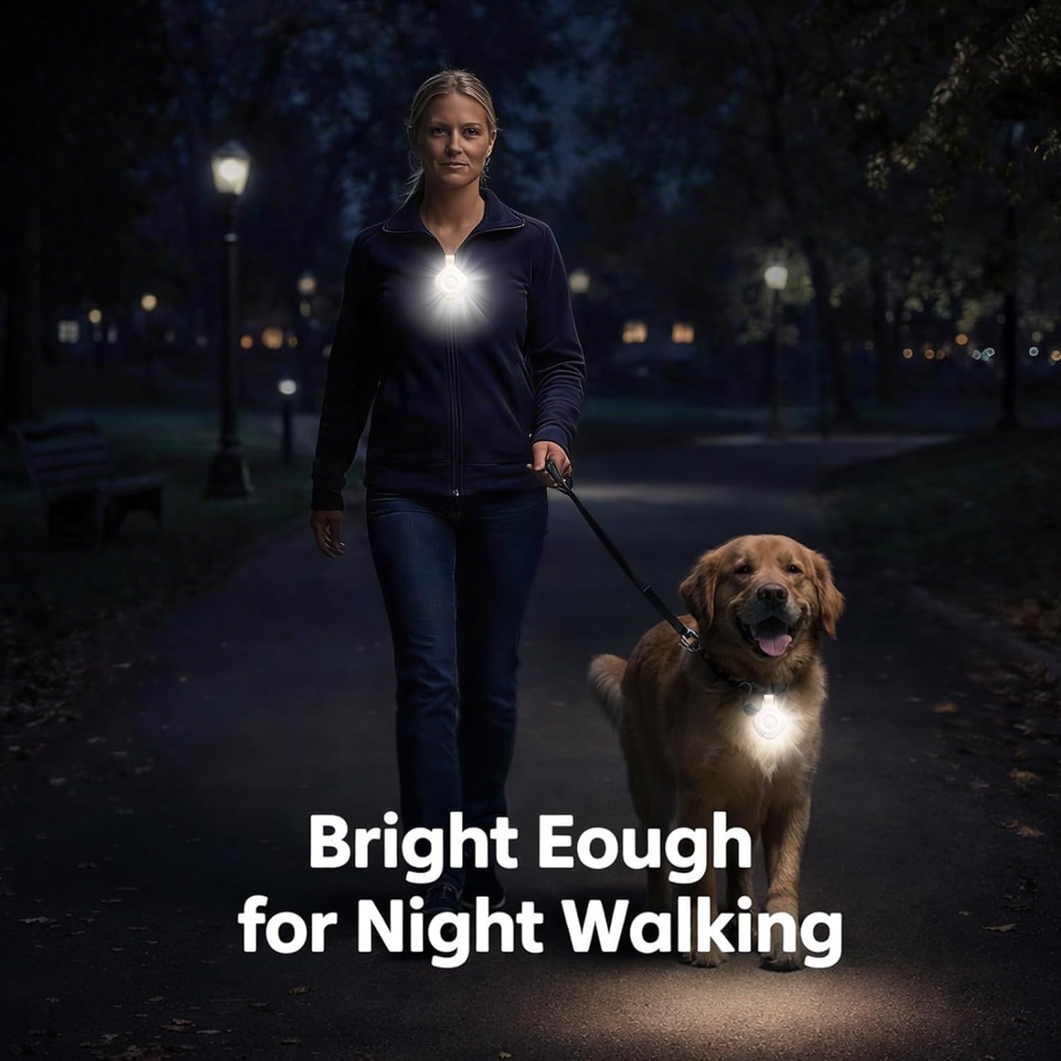 Wearable Nurse Night Light for Night Shift, Rechargeable Magnetic Clip-on Badge Light, Bright Hands Free Nurse Essentials Flashlight, Safety Light in the Dark for Walking Running Outdoor Emergency