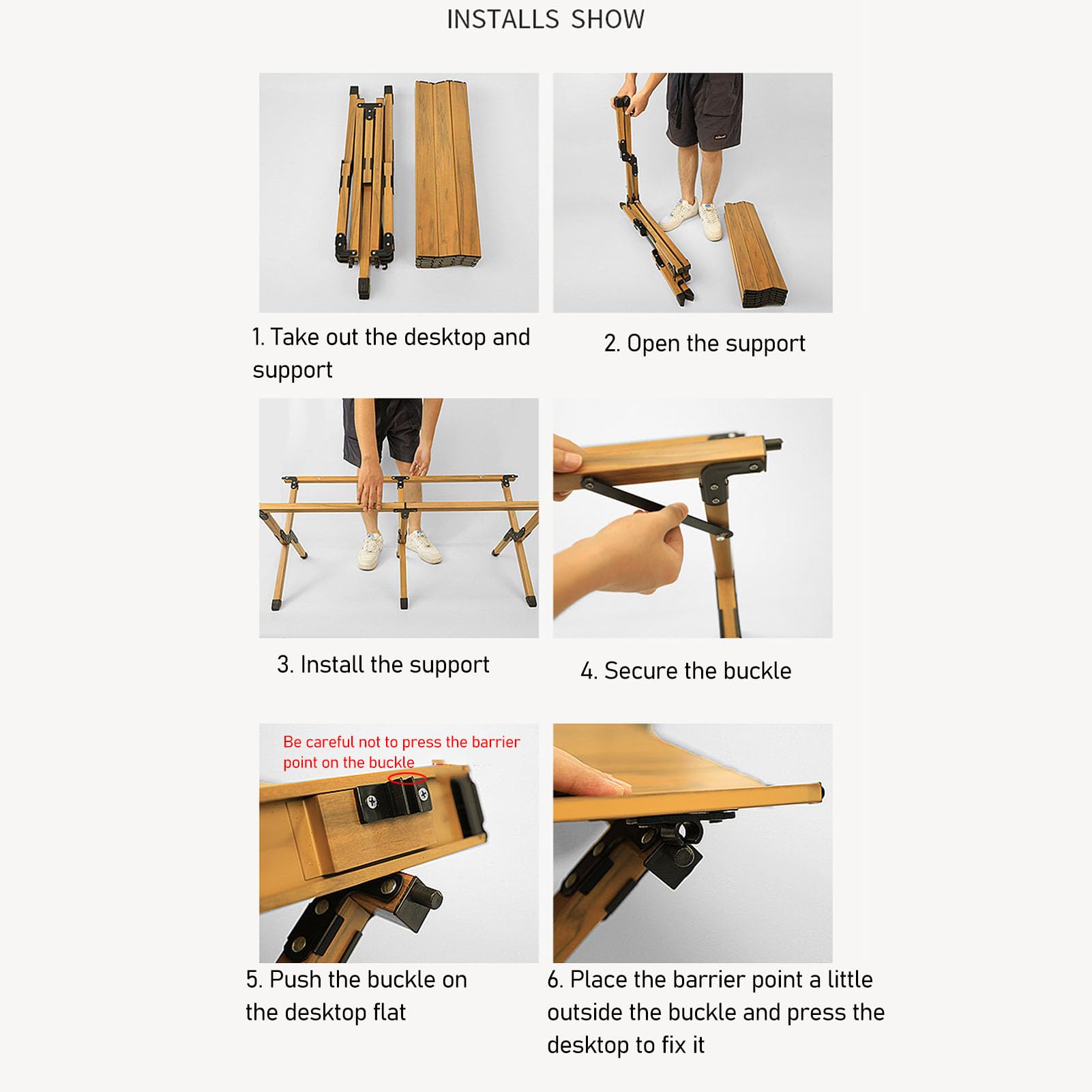 Mesa Plegable para Acampar, Mesa Portátil Enrollable para Exteriores con Bolsa de Transporte, Auxiliar Liviana para Picnic, Barbacoa, Senderismo, para la Playa, Patio