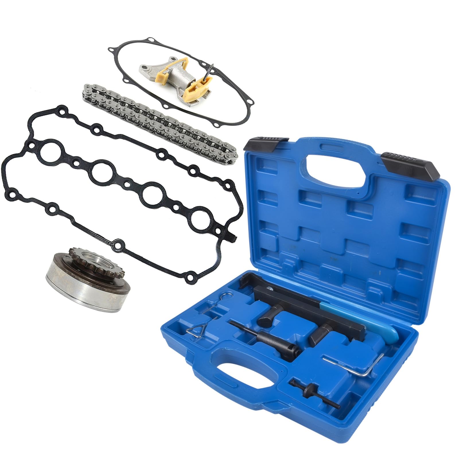 Kit de chaîne de distribution et outils spéciaux compatibles avec A3 TT Le-on To-le-do O-cta-via E-OS Tou-ran 2.0 FSI 2.0 TFSI 2.0 R AXX BWA CDL