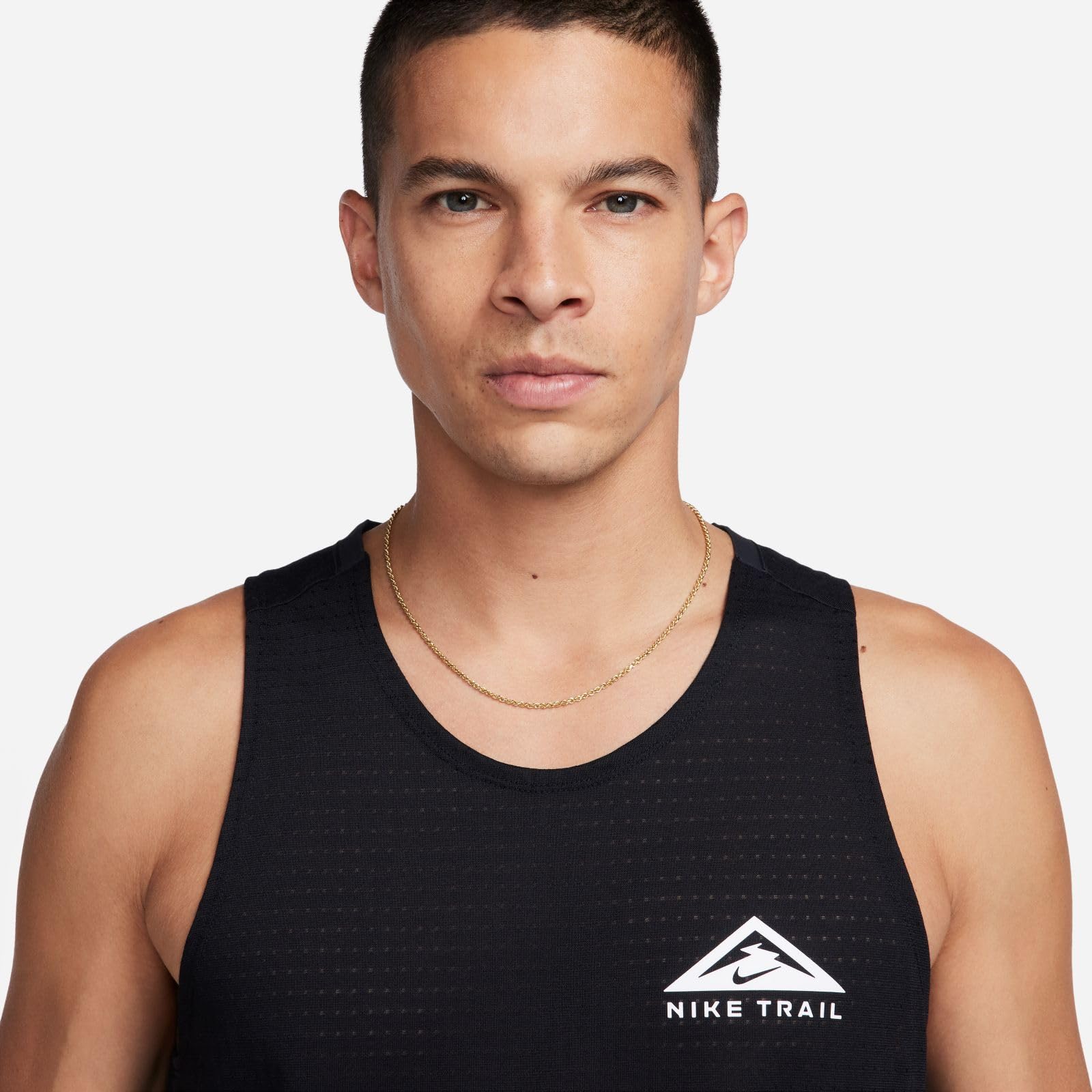 NIKE M Nk DF Trail Tank Solid Camiseta de Tirantes para Hombre