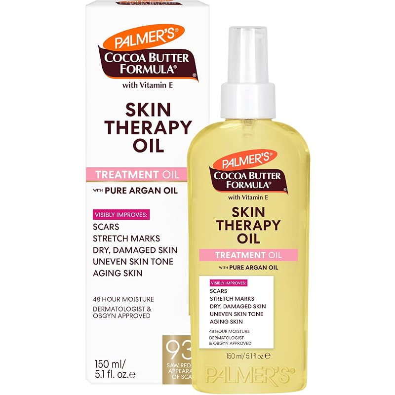 Palmer's Óleo Corporal Skin Therapy com Fórmula de Manteiga de Cacau, 145 g