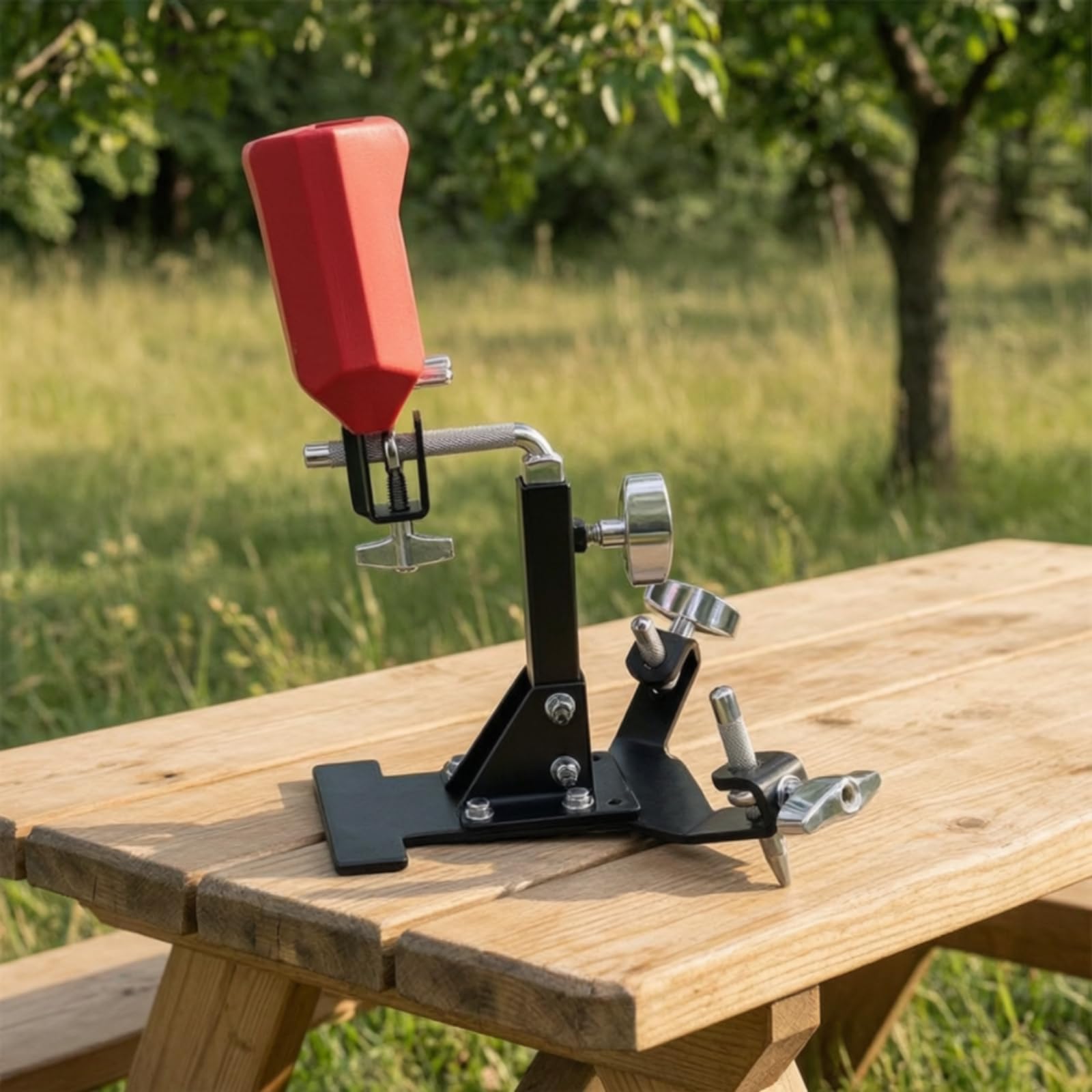 Fußmaschinen Stabil Drum-Pedal Stabil Schlagzeugzubehör für Schlagzeuger, Proberaum , Übungsgerät Mit 5-Zoll Silberner Kuhglocke
