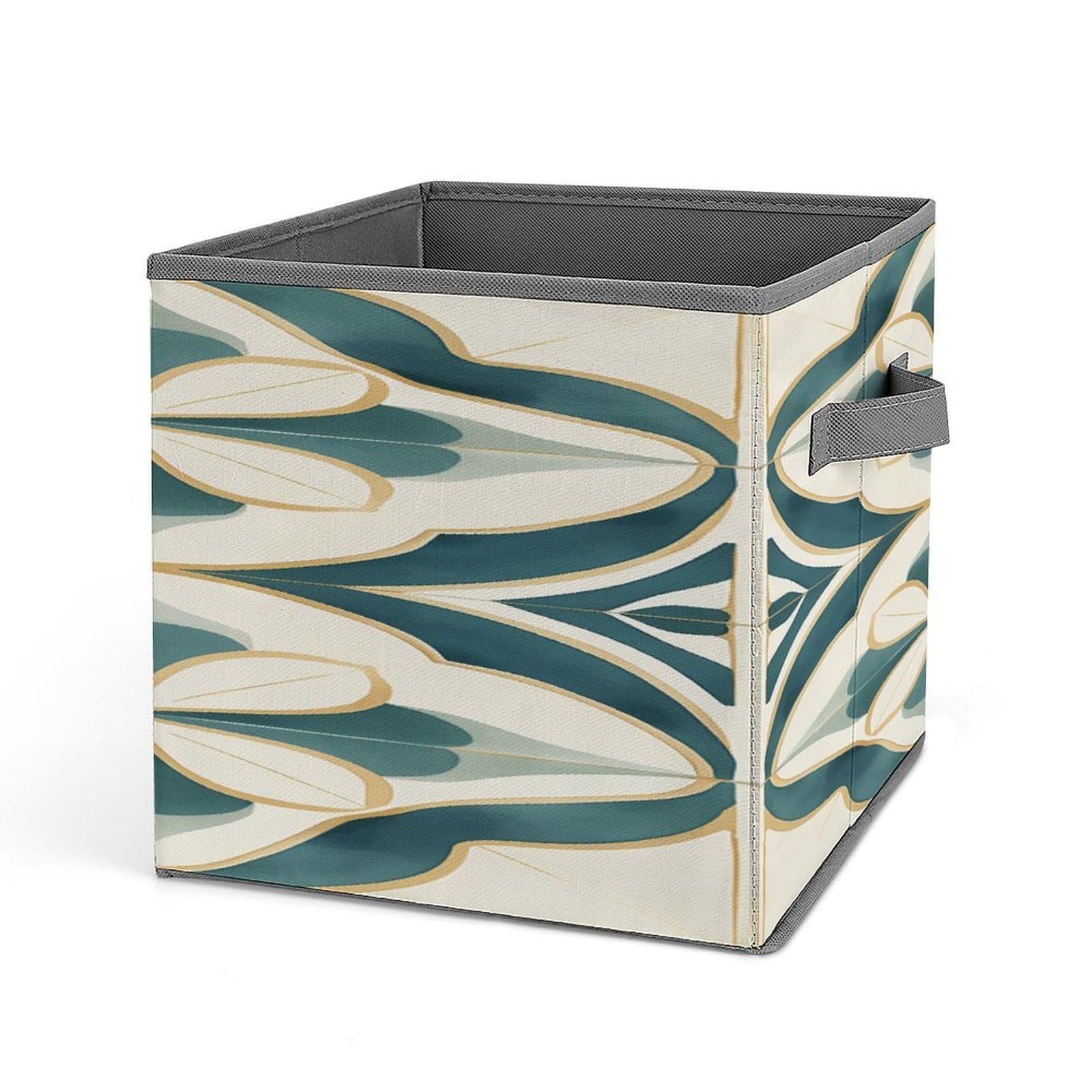 Fekiloot Style Geometric Design Pictures Storage Bins Storage Baskets