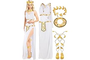3 Pcs Halloween Goddess Costume Set Fits Like a Dream